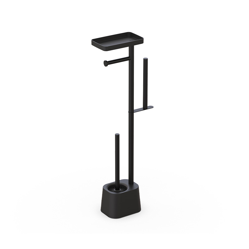 Freestanding Toilet Paper Holder with Toilet Brush 51