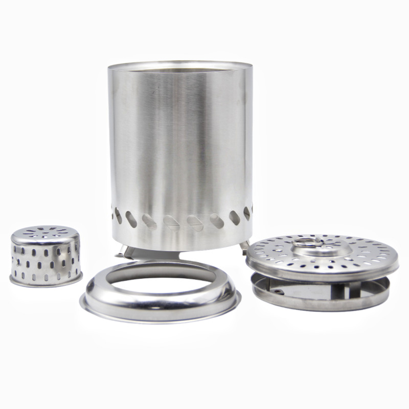 Portable Stainless Steel Outdoor Camping Wood Stove 60