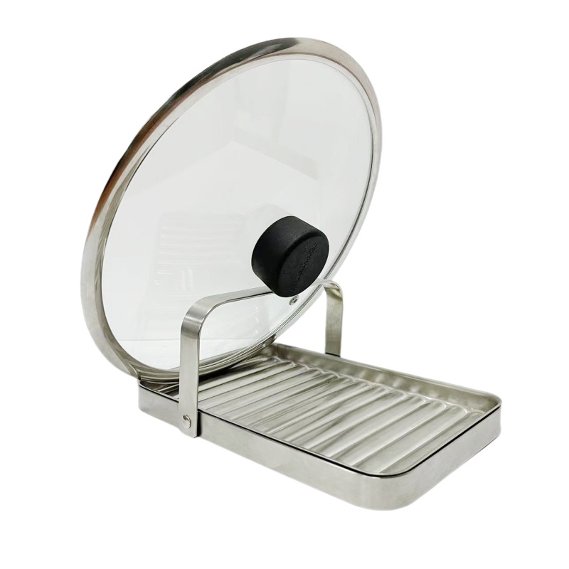 Foldable Stainless Steel Pot Lid Holder 25 01