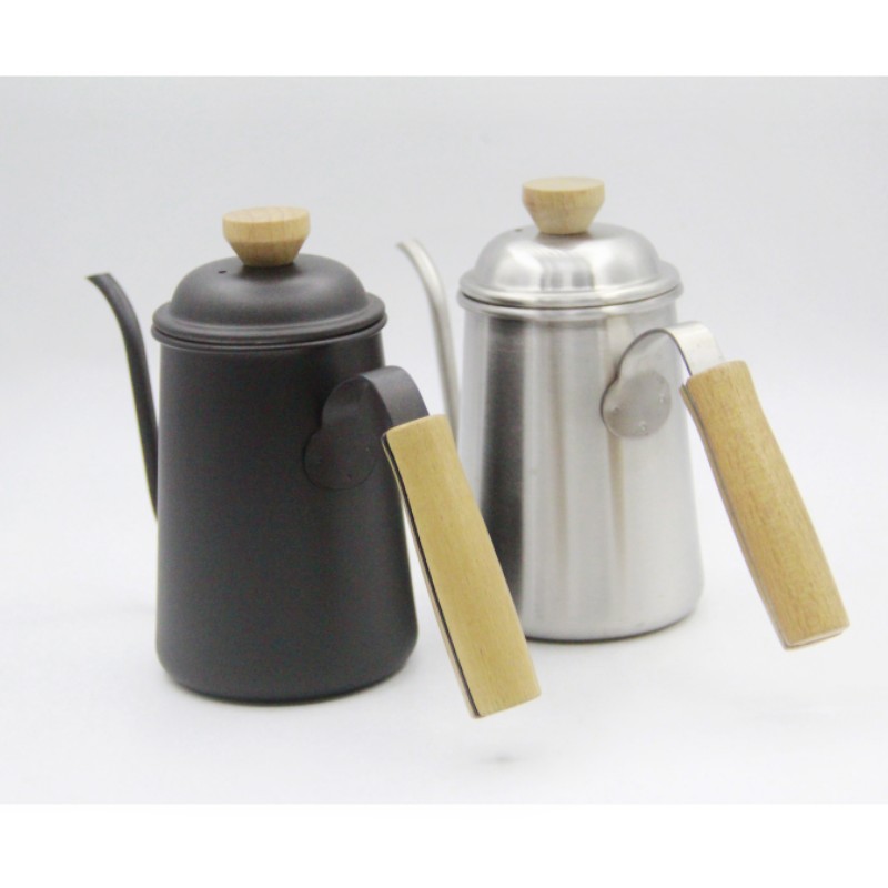 Home Pour-Over Coffee Kettle with Wooden Handle 38