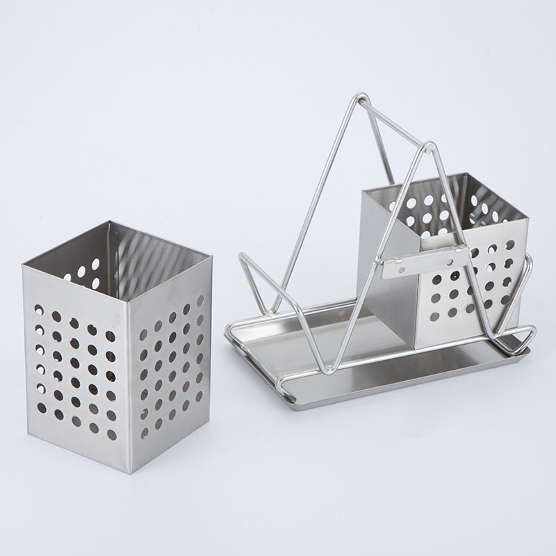 Multifunctional Square Kitchen Chopstick Holder 30