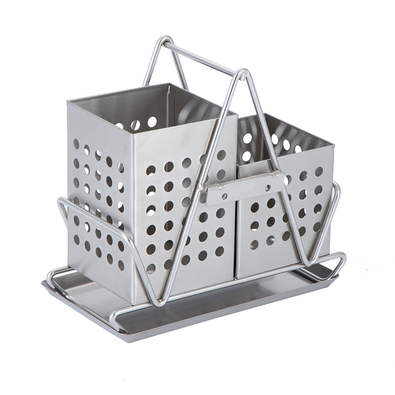 Multifunctional Square Kitchen Chopstick Holder 30