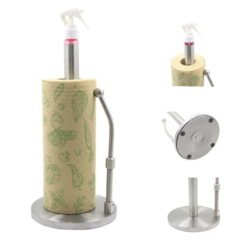 Stainless Steel Desktop Spray Tissue Holder 36