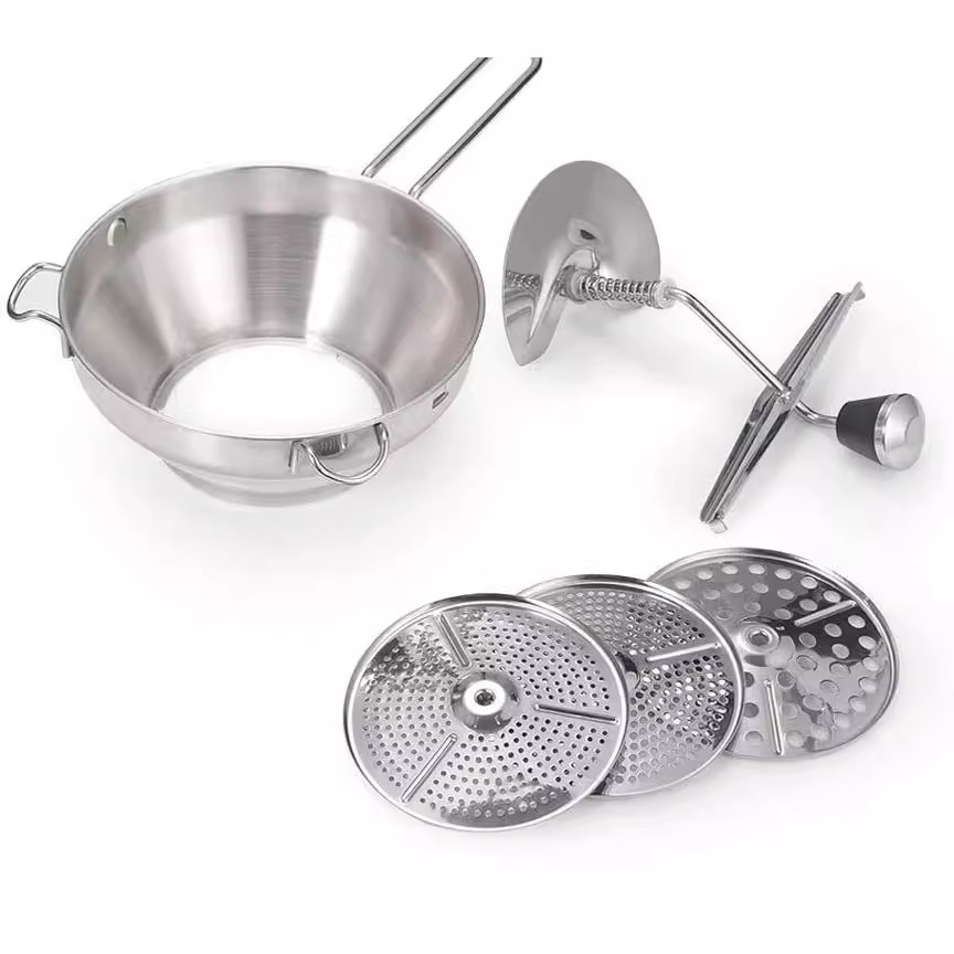 Stainless Steel Food Chopper with Interchangeable Blades 18