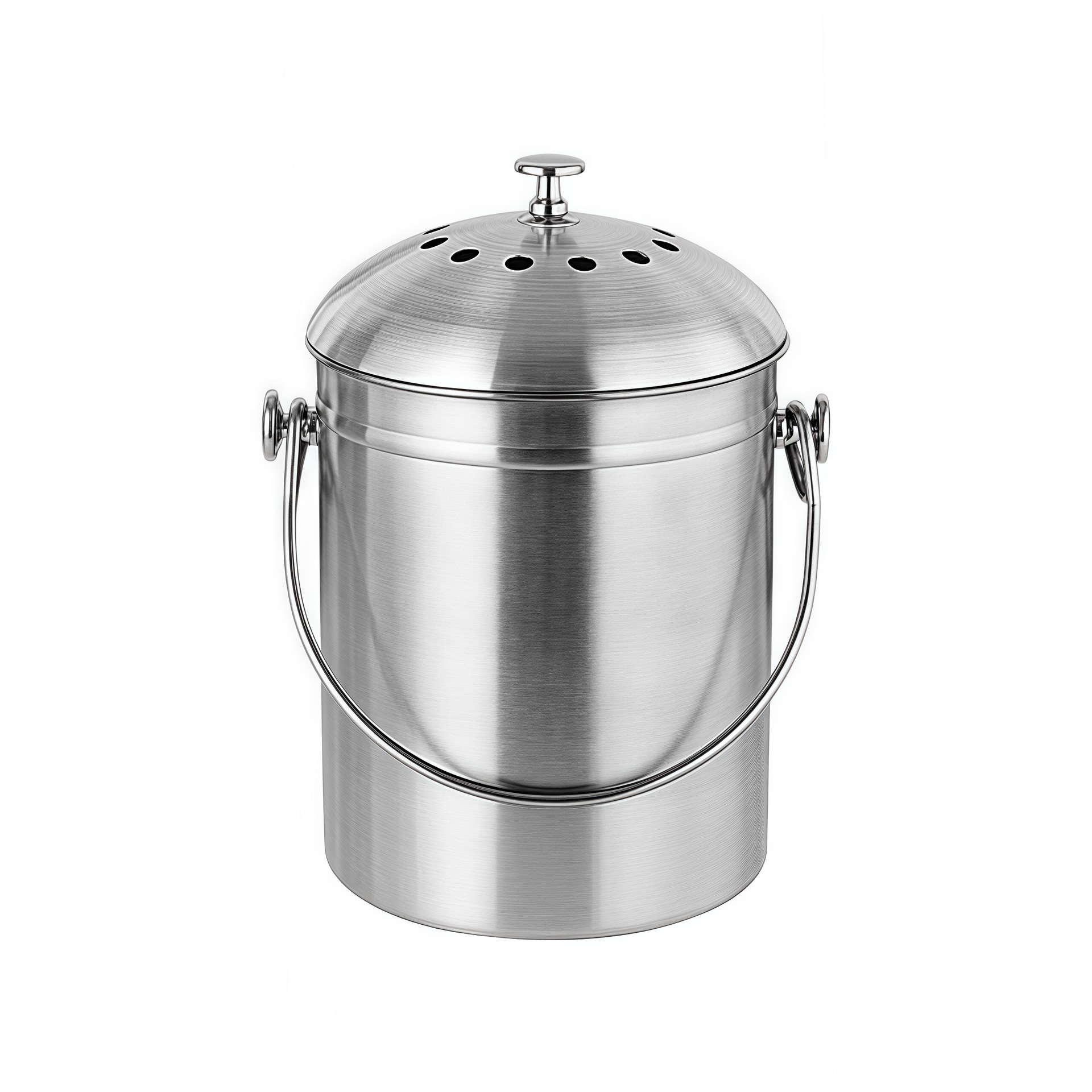 Stainless Steel Kitchen Compost Bin with Filter 28